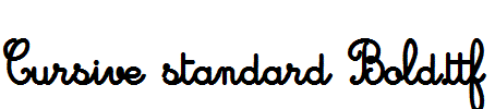 Cursive standard Bold.ttf